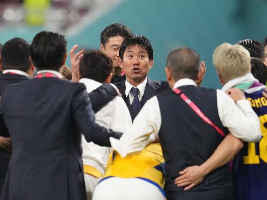 Coach delighted as Japan beat Spain to earn a place in World Cup last 16 55goal