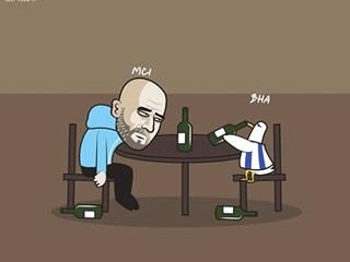 Daily Laugh - Man City 2-2 Brighton 55goal