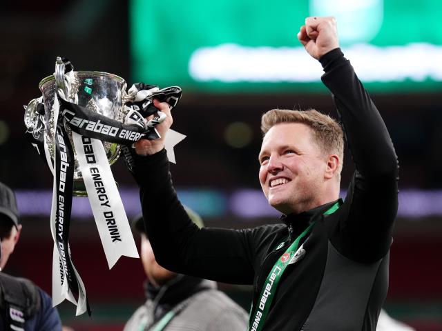 Family at the forefront of Eddie Howes mind after final success 55goal